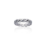 Celtic Knotwork Sterling Silver Ring TR374