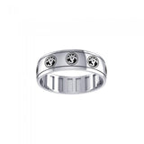 Spinner Ring Om Symbols TR3749