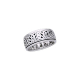 Celtic Trinity Knots Spinner Ring TR3780 - Jewelry