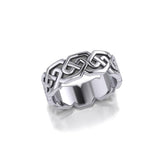 Celtic Knotwork Silver Ring TR380