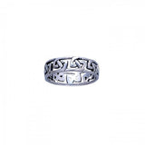 Celtic Knotwork Silver Ring TR397 - Jewelry