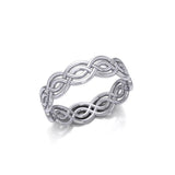 Celtic Knotwork Silver Ring TR399
