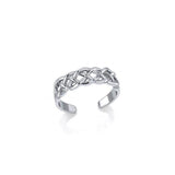 Celtic Knotwork Silver Toe Ring TR605 - Jewelry