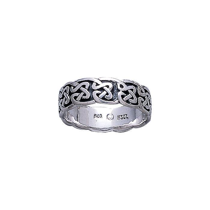 Celtic Knotwork Silver Ring TR625 - Jewelry