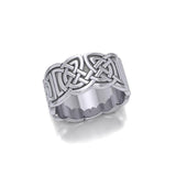 Celtic Knotwork Silver Ring TR661 - Jewelry