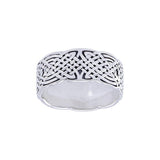Celtic Knotwork Silver Ring TR671 - Jewelry