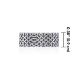 A beautiful representation of eternity ~ Sterling Silver Celtic Knotwork Ring TR675 - Jewelry