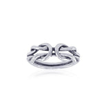 Celtic Knot Work Sterling Silver Ring TR722 - Jewelry
