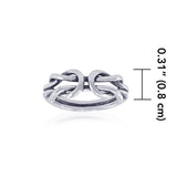 Celtic Knot Work Sterling Silver Ring TR722 - Jewelry