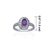 Celtic Knotwork Sterling Silver Ring TR752 - Jewelry