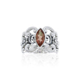 Flower Gemstone Ring TR754 - Jewelry