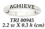 ACHIEVE Sterling Silver Ring TRI945