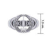Chalice Well Silver Ring TRI052