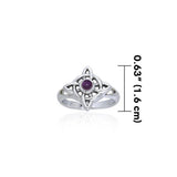 Wheel Of Being Silver Ring TRI059 - Jewelry