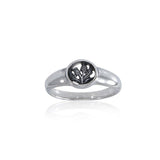 Scottish Thistle Ring Silver TRI065 - Jewelry