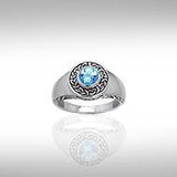 Celtic Claddagh Knotwork Ring TRI086 - Jewelry