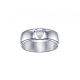 AA Symbol Silver Band TRI099 - Jewelry