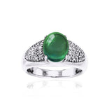 Fantastic Contemporary Silver Ring with Gemstones TRI1052 - Jewelry