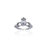 Irish Claddagh Silver Ring TRI1070 - Jewelry
