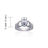 Irish Claddagh Silver Ring TRI1071 - Jewelry