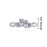 Two Hearts Claddagh Ring TRI1115 - Jewelry