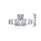 Infinity Claddagh Silver Ring TRI1116 - Jewelry