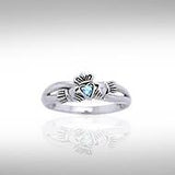 Follow Me on the Road to Infinity Irish Claddagh Ring TRI1117 - Jewelry