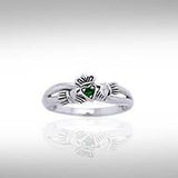 Follow Me on the Road to Infinity Irish Claddagh Ring TRI1117 - Jewelry