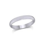 Silver Medium Size Band Ring TRI1163 - Jewelry