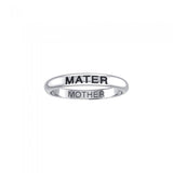 MATER MOTHER Sterling Silver Ring TRI1174 - Jewelry