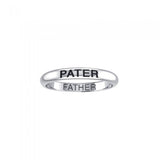 PATER FATHER Sterling Silver Ring TRI1176