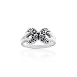 Steampunk Sterling Silver Ring TRI1263