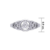 Celtic Trinity Knot Silver Ring TRI1275