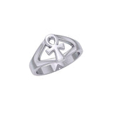Ankh Cross Silver Ring TRI1294 - Jewelry