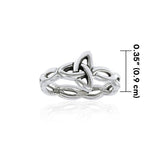 Celtic Trinity Knot Silver Ring TRI1344 - Jewelry