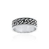 Celtic Knotwork Sterling Silver Ring TRI1359 - Jewelry