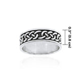Celtic Knotwork Sterling Silver Ring TRI1359 - Jewelry
