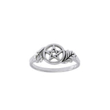 Oak Leaf The Star Ring TRI1365 - Jewelry