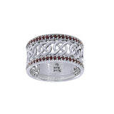 Celtic Knot Gemstone Ring TRI1435 - Jewelry