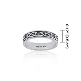 Simple Celtic Knot Sterling Silver Ring TRI1477 - Jewelry