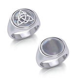 Celtic Triquetra Flip Ring TRI151 - Jewelry