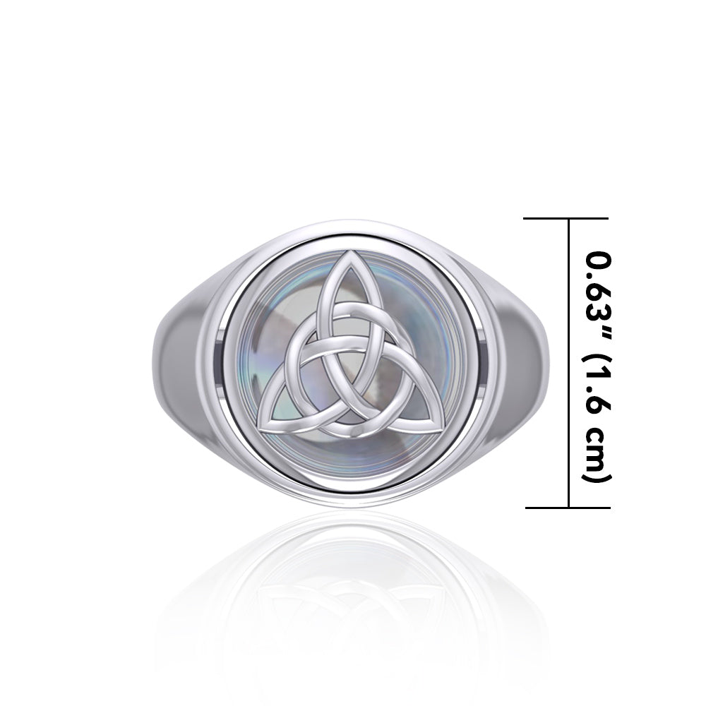 Celtic Triquetra Flip Ring TRI151 – Peter Stone Jewelry