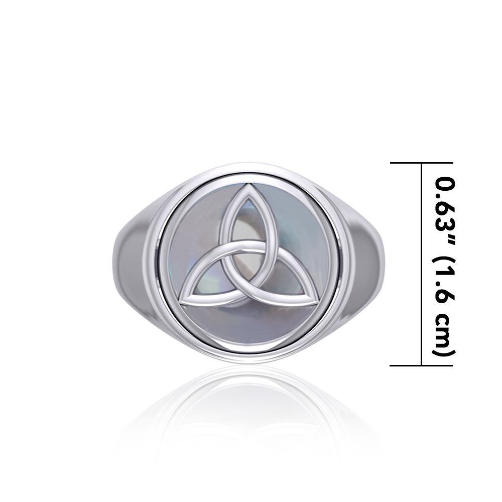 Trinity Knot Silver Flip Ring TRI152 – Peter Stone Jewelry