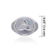 Trinity Knot Silver Flip Ring TRI152 - Jewelry