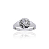 Celtic Knot Yin Yang Ring TRI1537