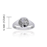 Celtic Knot Yin Yang Ring TRI1537 - Jewelry