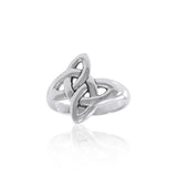Celtic Knot Sterling Silver Ring TRI1553 - Jewelry