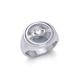 Irish Claddagh Flip Ring TRI157 - Jewelry