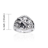 Dragonfly Silver Ring TRI165 - Jewelry