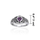 Celtic Knotwork Sterling Silver Ring TRI168 - Jewelry